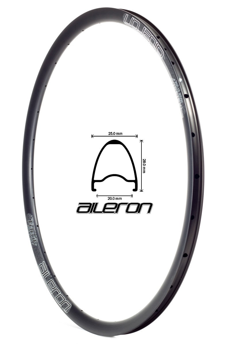 Velocity Aileron リム 2本セット black 700c 28H VELOCITY* aileron rim (black) - BLUE LUG ONLINE STORE
