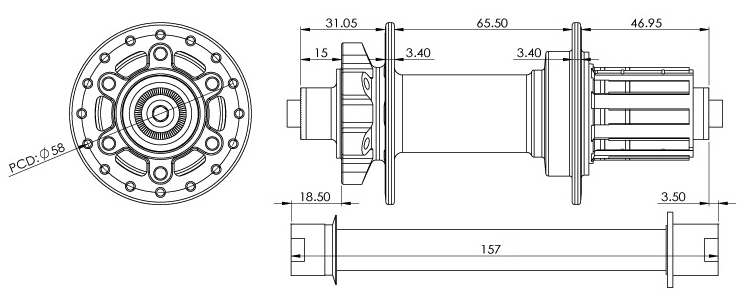 Super Boost Disc Rear